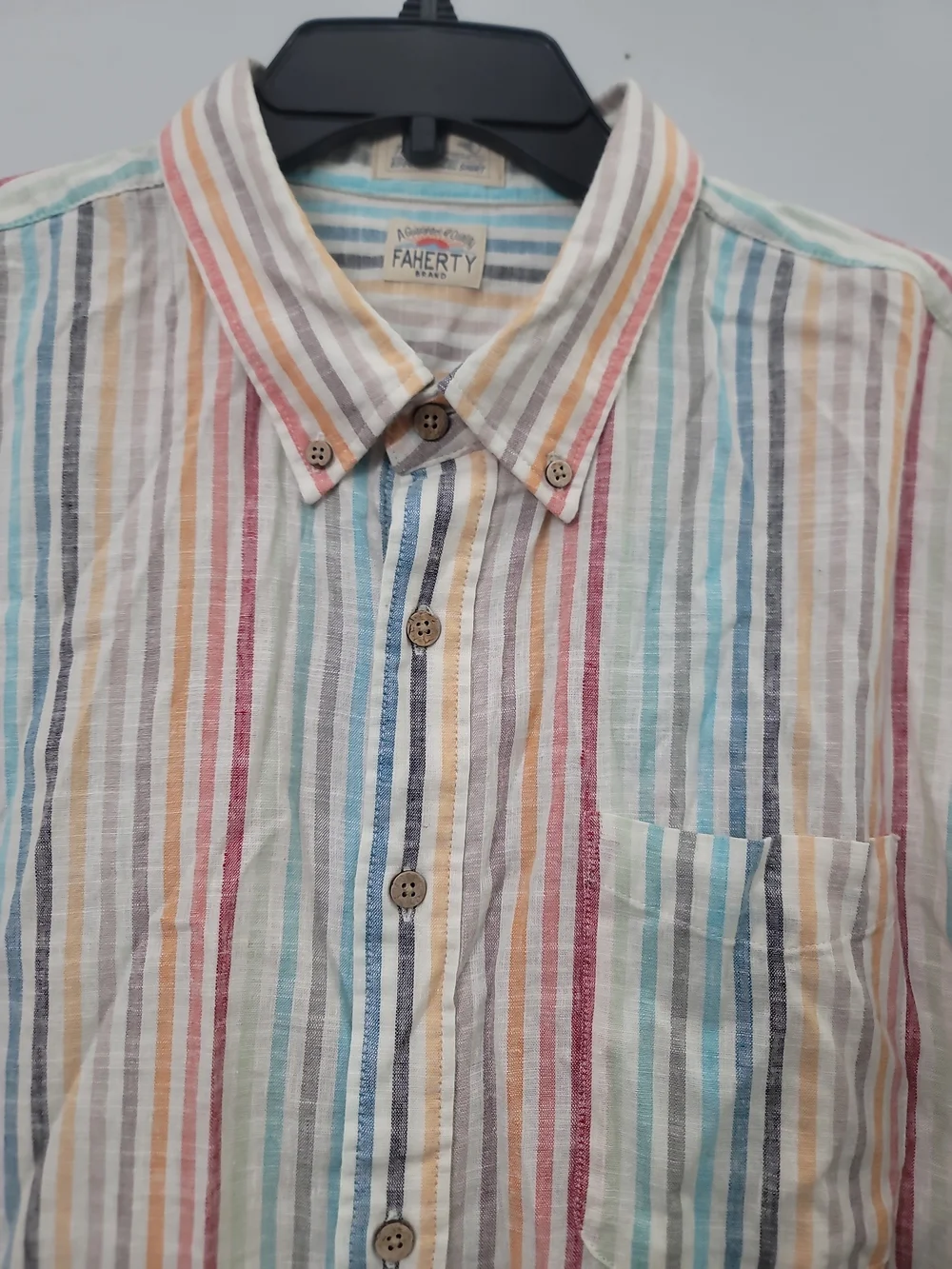 Faherty Short-Sleeve Breeze Shirt - Bay Reef